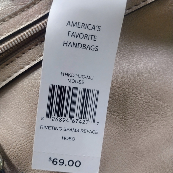 Rosetti Beige Hobo Bag - Picture 1 of 4